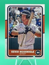 2025 Onyx Vintage Extended Kevin McGonigle Base #OVKEMC - Tigers