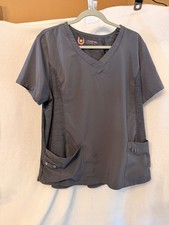 Urbane Performance Stretch Sides Gray Scrub Too Women s XL. 1S