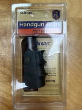 Pachmayr American Legend Grips Fits Colt 1911 Full Size Wood/Rubber Black  00423