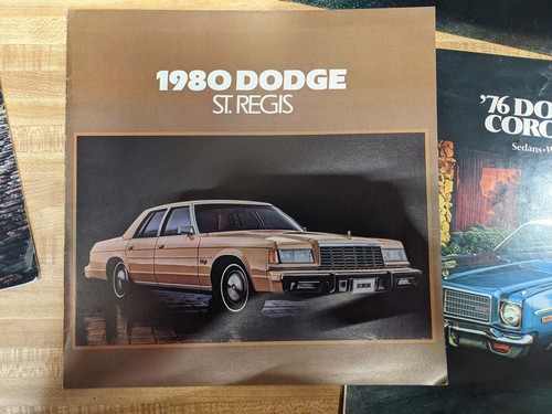 Vintage Dodge Car Sales Brochures Catalogs '76 Charger Coronet Monaco Colt - Picture 4 of 8