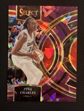 2024 Panini Select WNBA - Premier Level Tina Charles #107 Purple Ice Prizm /149