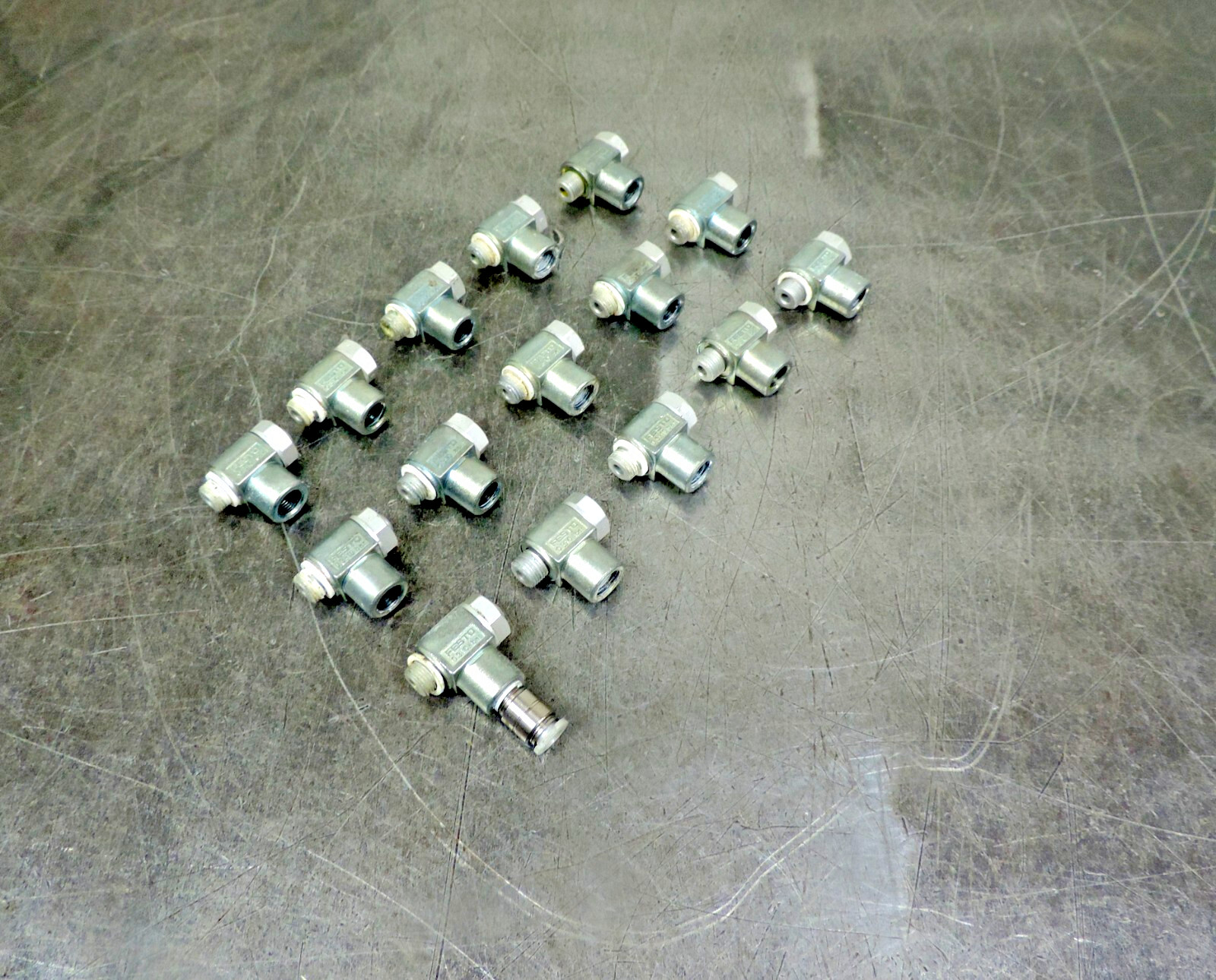 Festo Valve 0.3-10 Bar Flow Control Lot of (15) Fithteen