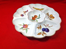 Royal Worcester EVESHAM GOLD : Large Crudite Dish - 6 Compartment : 34cm