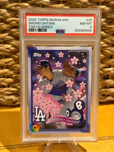 2025 TOPPS MURAKAMI #25 SHOHEI OHTANI TOKYO SERIES PSA 8 688