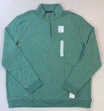 Men's Croft  Barrow Extra Soft Fleece 1/4 Zip Long Sleeve Sweatshirt NEW XXL