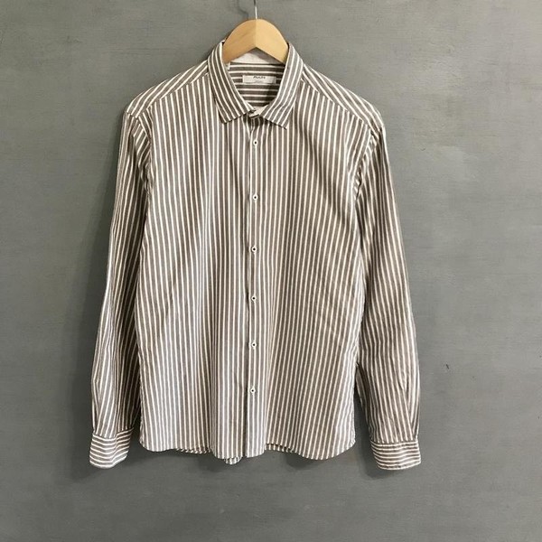 Men Aglini Shirt White Cotton 38 / M / 46