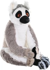 Wild Republic Ring Tailed Lemur Plush Soft Toy, Cuddlekins Cuddly Toys, Gifts