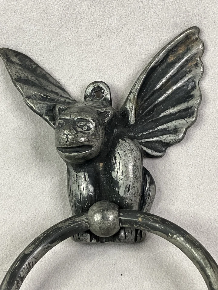 Batente de porta de gárgula vintage - Imagem 2 de 4