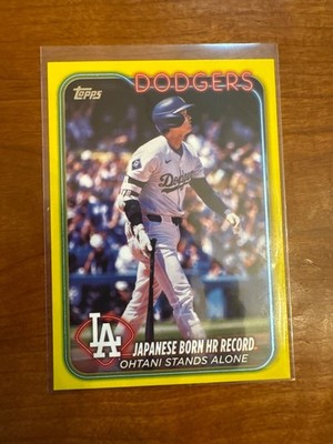 2024 Topps Update Series - Season Highlights Checklist Shohei Ohtani #US123...