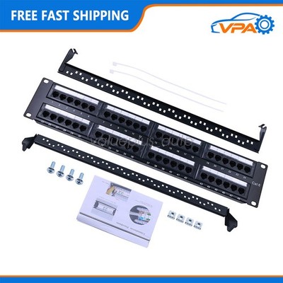69586-U48 Fits For eXtreme 6+ Universal Patch Panel, 48-Port, 2RU, CAT 6.