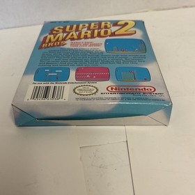 oval seal Super Mario Bros. 2  in box nintendo nes game  with sleeve and box 