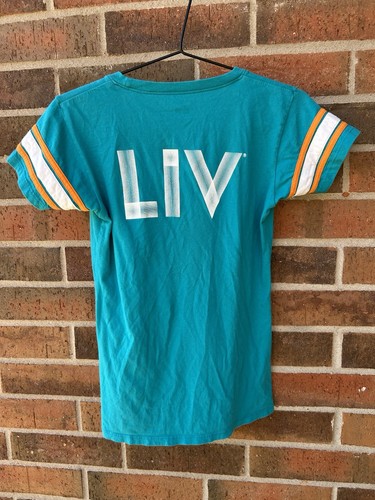 Miami Dolphins Tee Shirt Small Home Of Super Bowl LIV ‘47 Embroidered Women’s - Picture 4 of 6