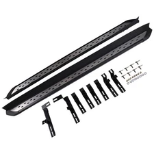 Nerf Bar Side Steps Running Board for Toyota Highlander 2020-2023 Black Aluminum