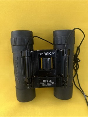 Barska AB10111 Black 10x25 Coated Optics Compact Binoculars