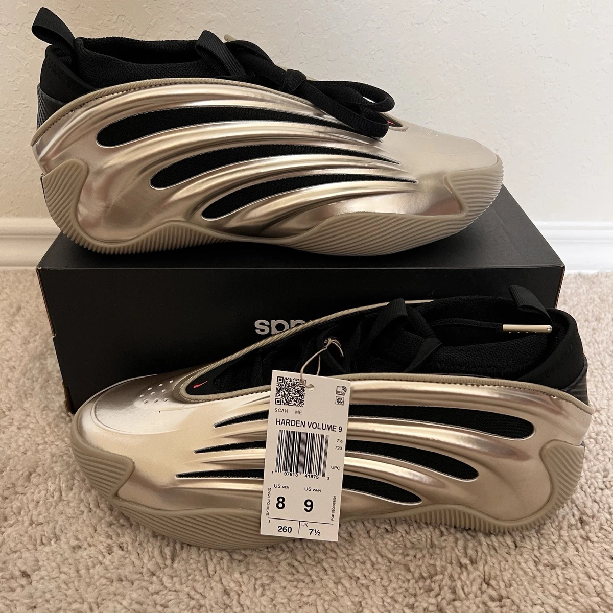 Las mejores ofertas en Adidas Harden Vol. 9 Cyber Metallic | eBay