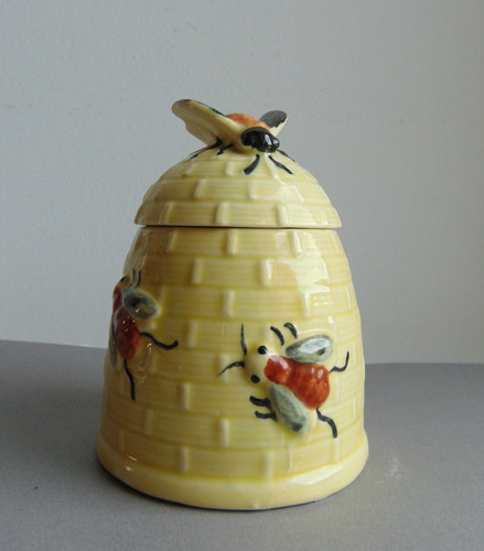 Ancien pot à miel forme de
