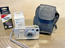 Kodak Easyshare LS443 Digital Camera Silver 4.0 MP USB 1.8" LCD WORKS CHRGR SIM