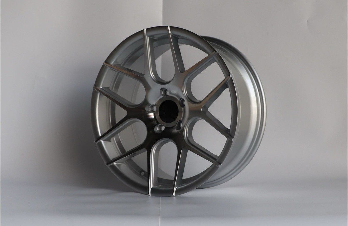 18” inch wheels Rims 18x8 5x114.3 ET 35 CB 73.1 Silver Brand New