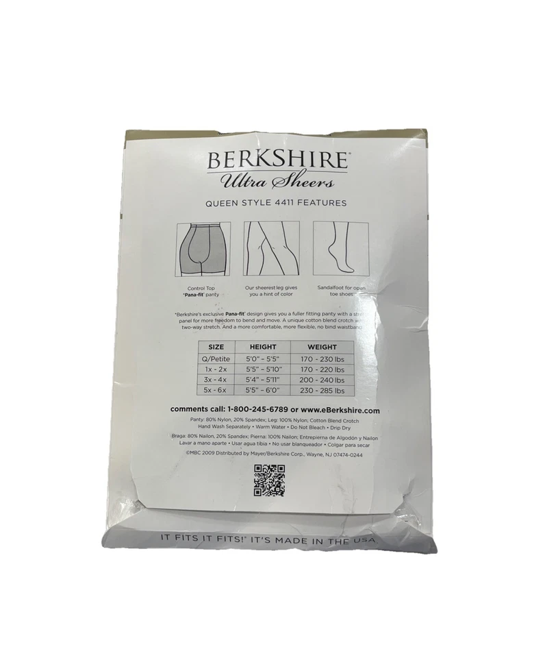 Колготки Berkshire Ultra Sheers Control Top - Изображение 2 из 3