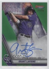 2019 Bowman's Best Auto Green Refractor 37/99 Grant Lavigne #B19-GL Auto q3o