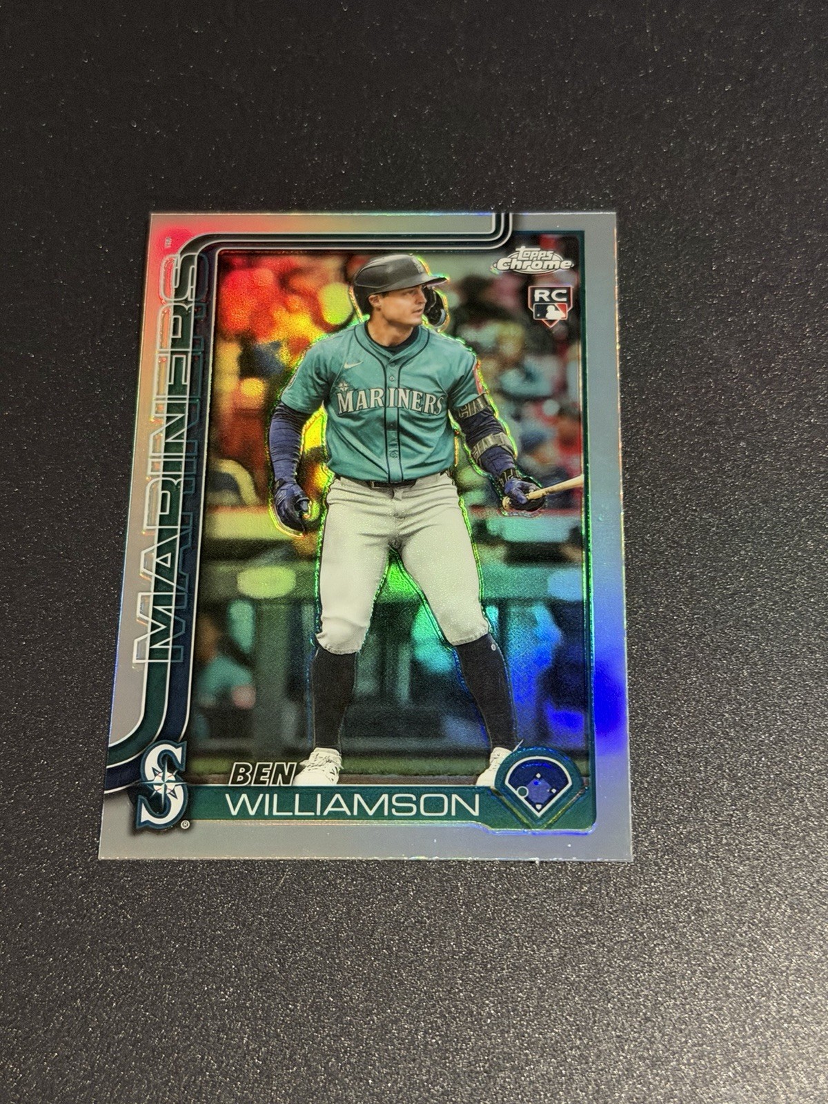 2025 Topps Chrome Update Ben Williamson #USC168 Refractor RC Seattle Mariners