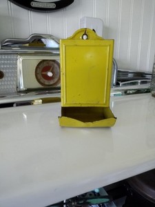 Bright Yellow Kitchen  Matchbox Holder