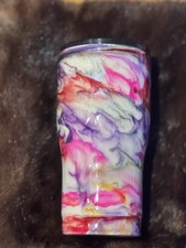 Alcohol Ink Resin Tumbler   Handmade Epoxy Cup