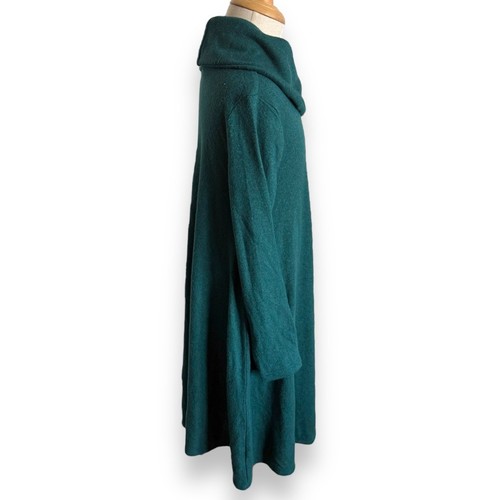 Old Navy Girls Dress Sz 5T Dark Forest Green Cowl Neck Sweater Knit Holiday NEW - Picture 5 of 9