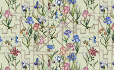 DESIGNERS GUILD FABRIC Fretwork Garden CITRON 12 METRES COTTON CHRISTIAN