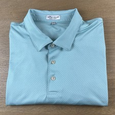 Peter Millar Golf Polo Shirt Mens XXL Summer Comfort Martini Geo Performance