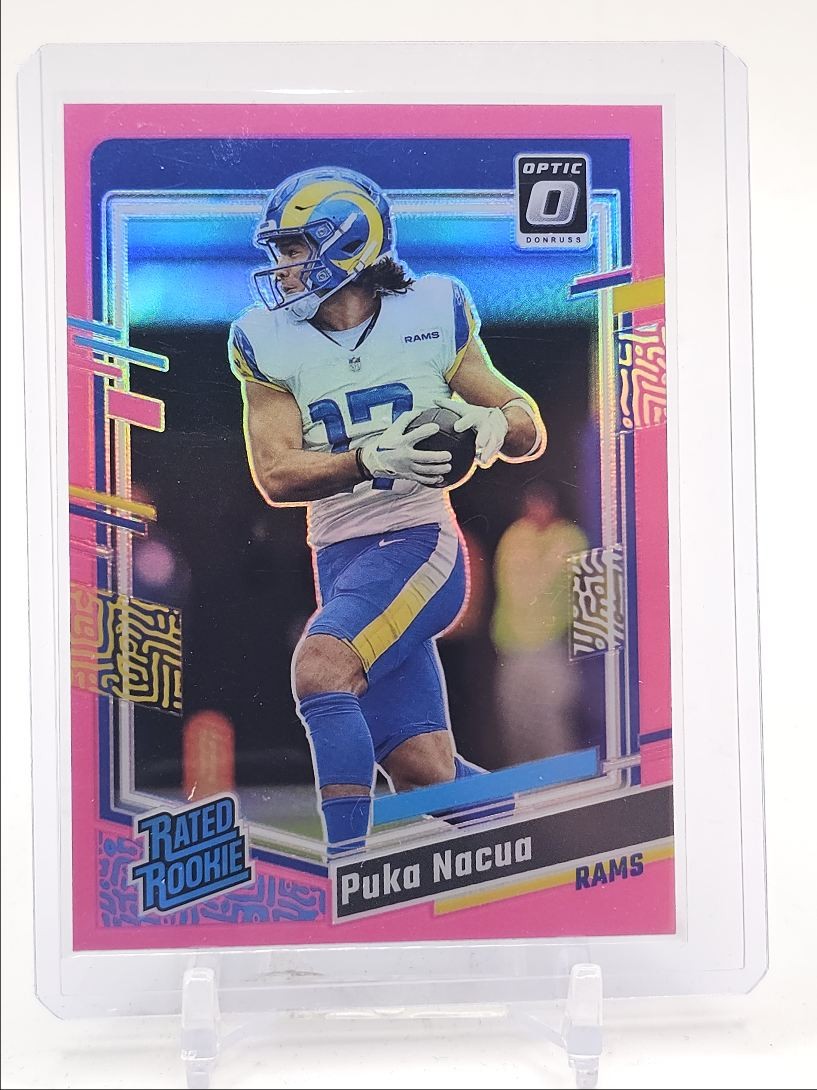 PUKA NACUA 2023 DONRUSS OPTIC FOOTBALL RATED ROOKIE PINK PRIZM #238 RC Q0M