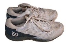Wilson Rush Pro Ace WRS329270 Womens Cloud White/Gray Pickleball Shoes Size 9