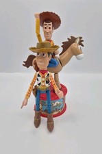 Set Of 1999 McDonald  s Happy Meal Toy Pixar Disney Toy Story 2 Woody on Bullseye