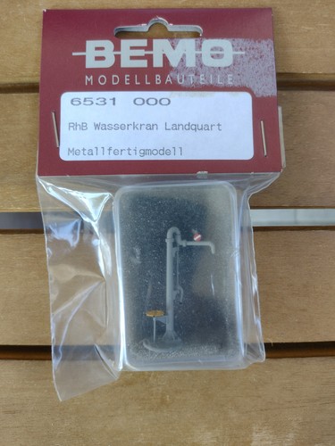 Bemo 6531 000, grúa de agua Landquart RhB, modelo metálico, escala H0m | Condition: Gebraucht