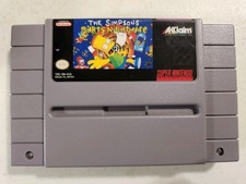 The Simpsons Bart's Nightmare (SNES Super Nintendo) GAME ONLY