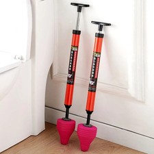 Heavy Duty High Pressure Toilet Unblock Plunger Clog Drain Buster Vacuum Pump