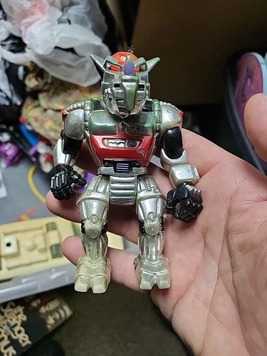 Vtg 1993 Teenage Mutant Ninja Turtles Robotic Rocksteady 4” Figure See Photos