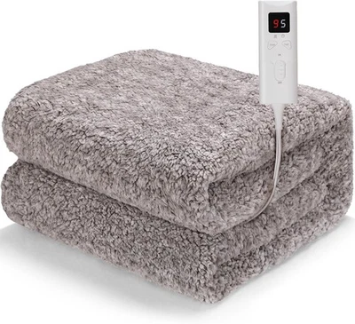 MVPOWER Heizdecke elektrisch Wärmeunterbett XXL Wärmedecke Abschaltautomatik Wärmebett