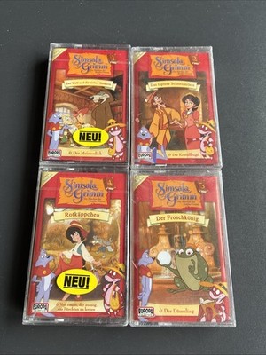 MC Kassetten Sammlung Simsala Grimm 1 2 4 5 NEU OVP Original in Folie EUROPA