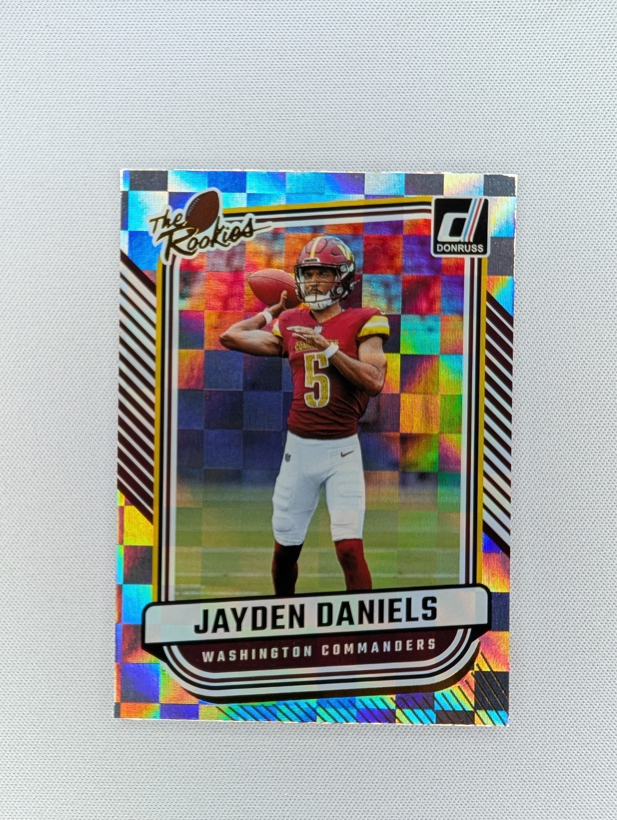 JAYDEN DANIELS 2024 DONRUSS THE ROOKIES FOOTBALL COMMANDERS RC