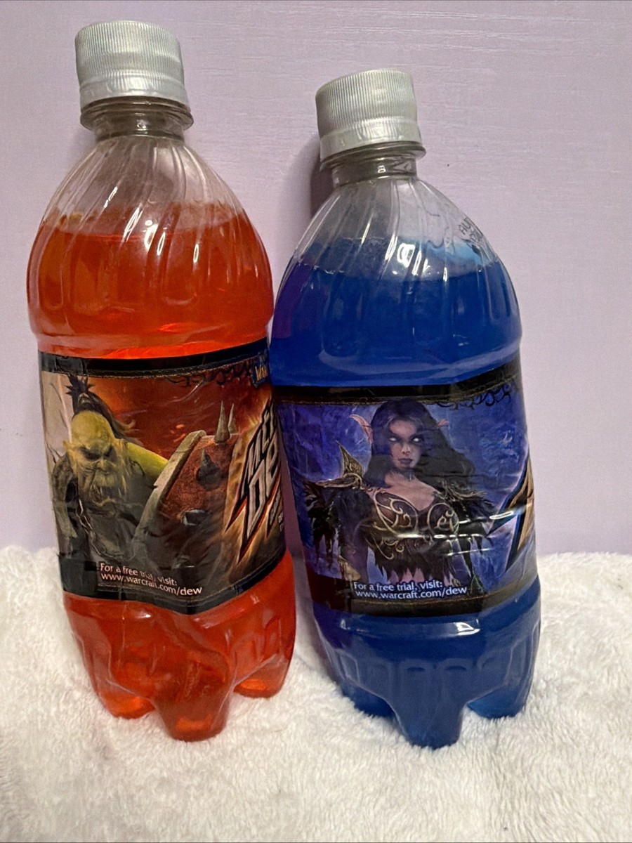 Mountain Dew Game Fuel World Of Warcraft Unopened 20 Oz Bottles