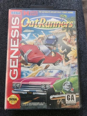 OutRunners Sega Genesis BOX ONLY NO MANUAL NO GAME