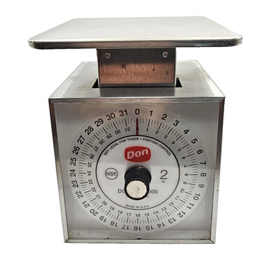 Commercial Grade DON 32 Oz Capacity Scale Model SR-2  Control Stainless