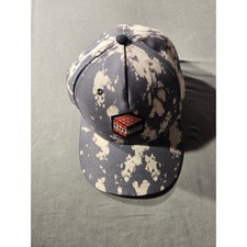Minecraft TNT Snapback Hat Youth Grey White A...