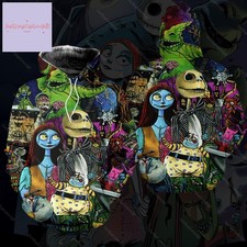 Halloween The Nightmare Before Christmas Hoodie Set, Jack And Sally Hoodie,