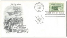 US #1178 Fort Sumter FDC, 1961