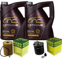 Inspektionspaket 10L Mannol 5W-40 FüR Mercedes W164 ML 320 CDI 4Matic S211 E 280