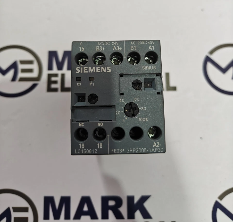 3RP2005-1AP30 SIEMENS TIMER TIMING 0.05-100H VOLTAGE 220VAC FAST SHIPPING - Image 4 of 4