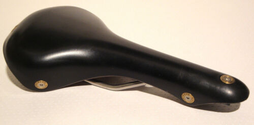 NEW GILLES BERTHOUD SADDLE SEAT SOULOR BLACK MADE IN FRANCE IDEALE BROOKS - Picture 1 of 10