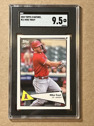 2022 Topps X Naturel MIKE TROUT 1952 card #11 Angels SGC 9.5